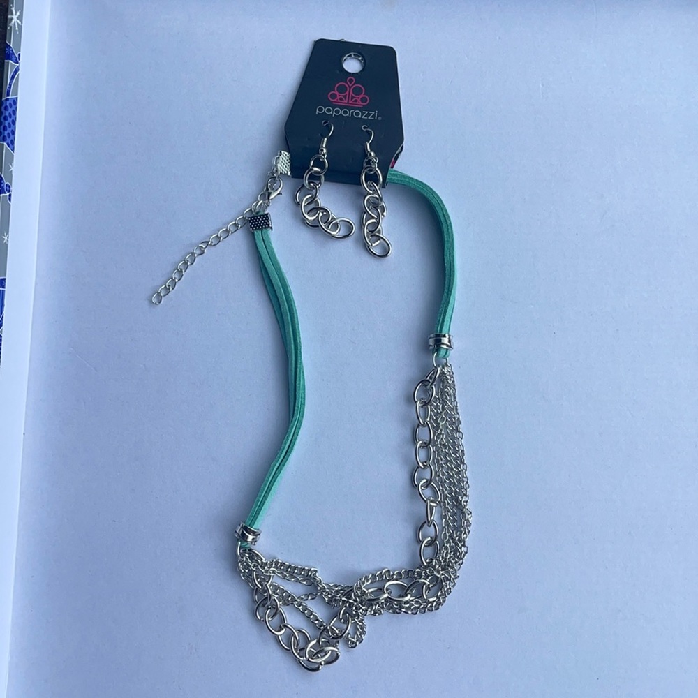 Necklace and earrings